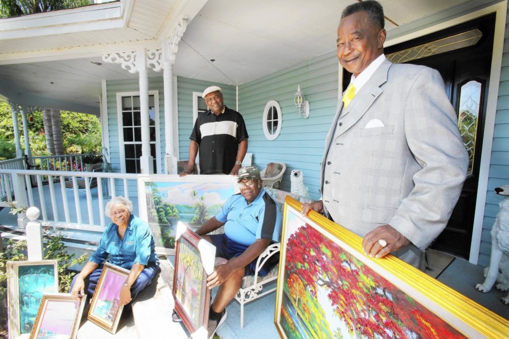 Highwaymen Mary Ann Carroll, Al Black, Robert Lewis, and James Gibson circa 2012